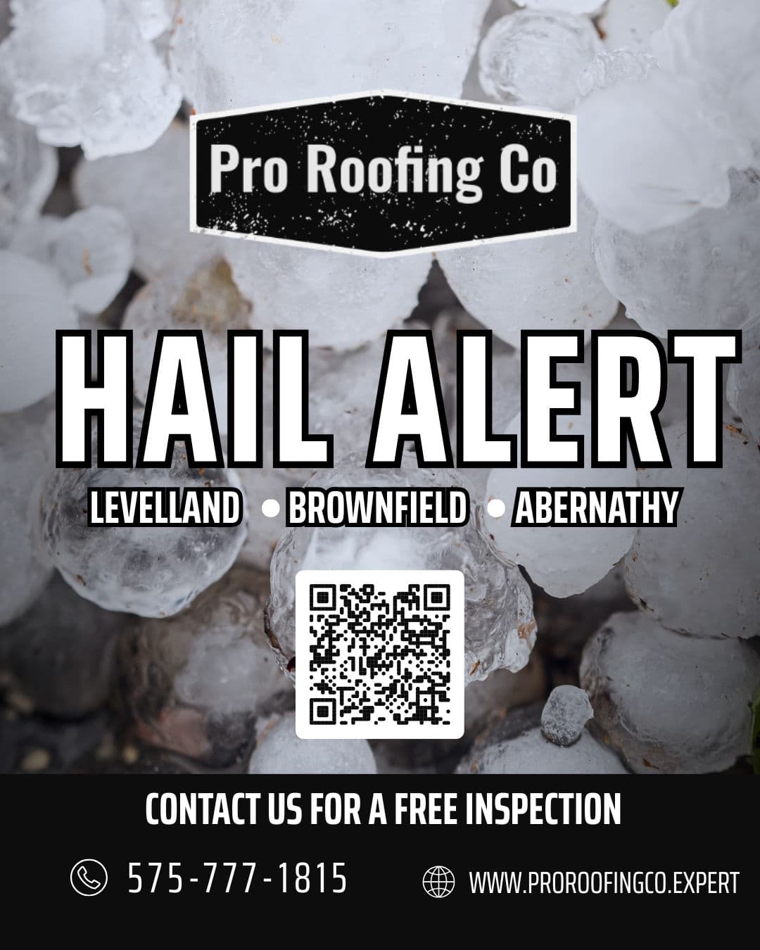 Hail Hit Levelland, Brownfield, and Abernathy - Here's What to Do Now image